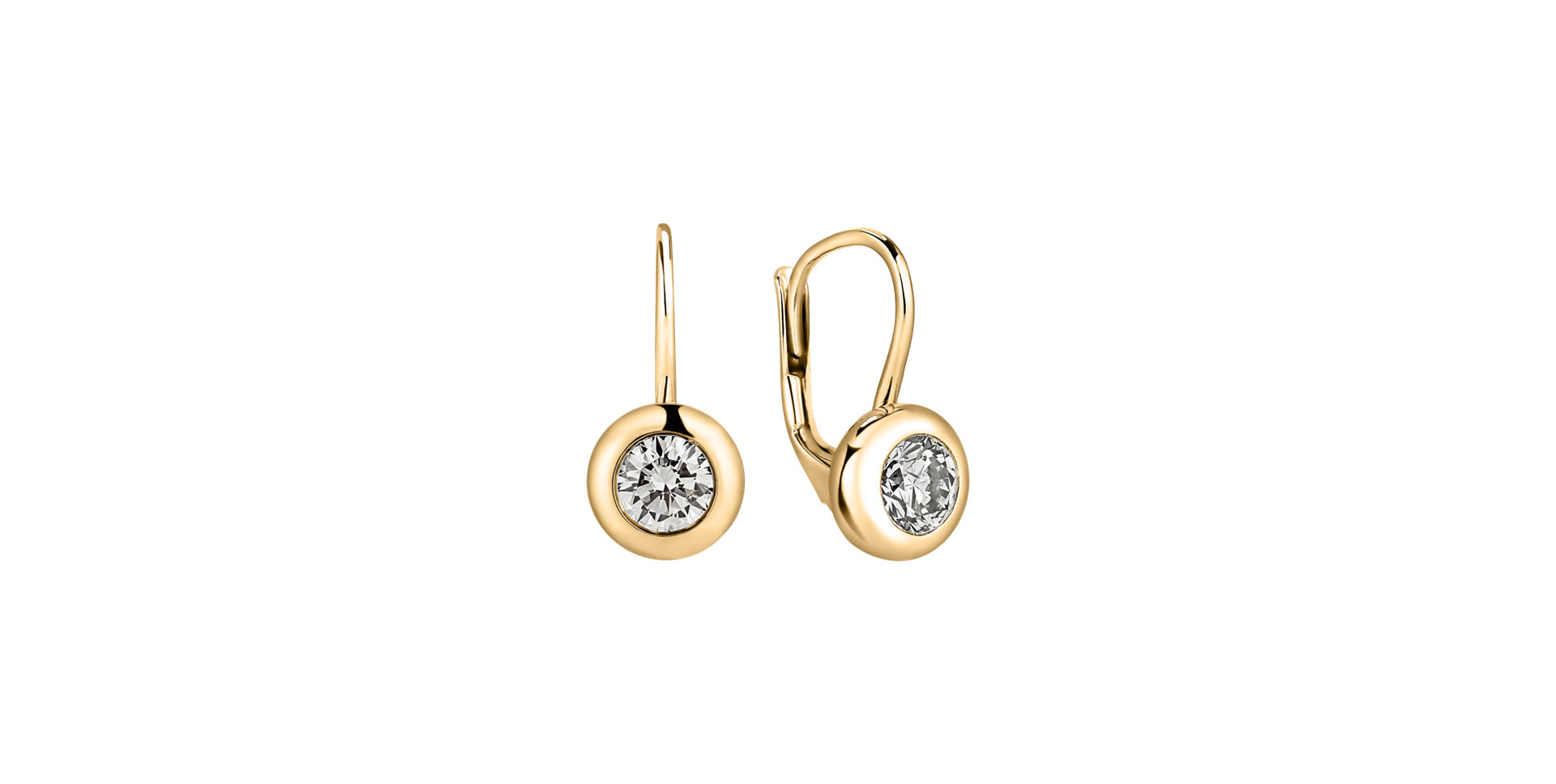 Diamond earrings Sparkling Drops