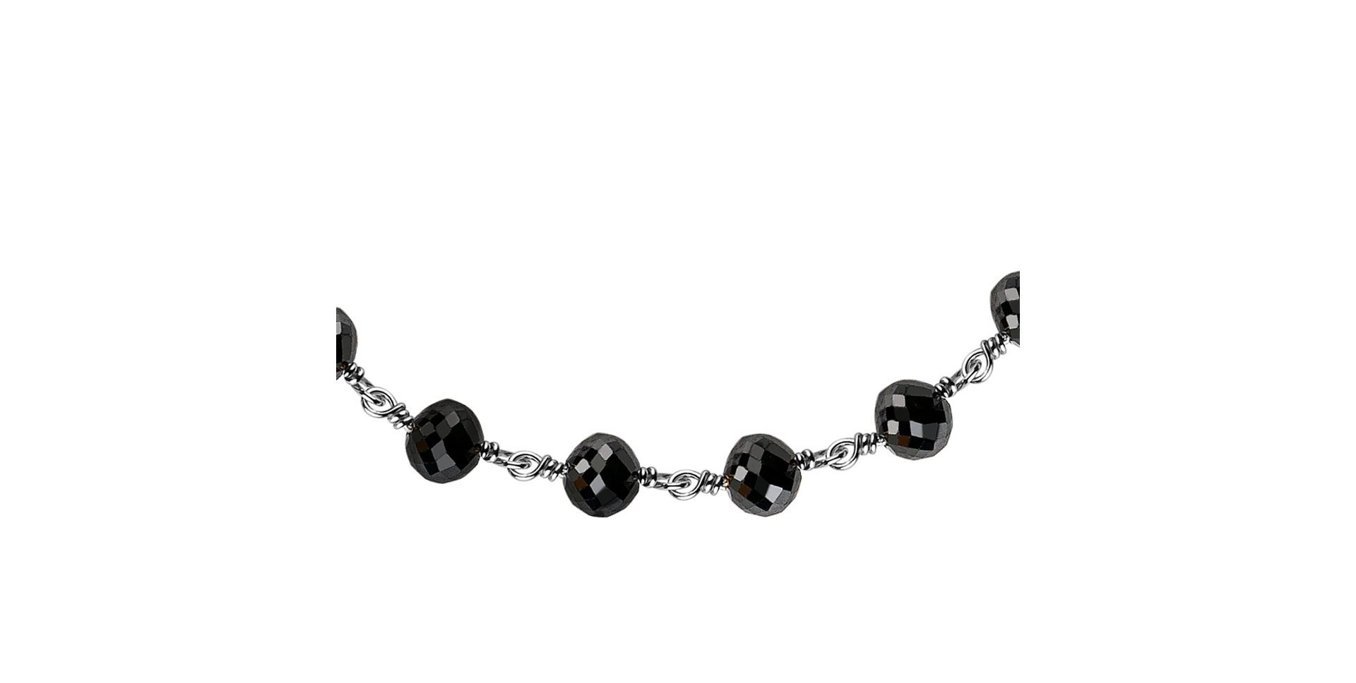 Bracelet with black diamonds Dark Melody