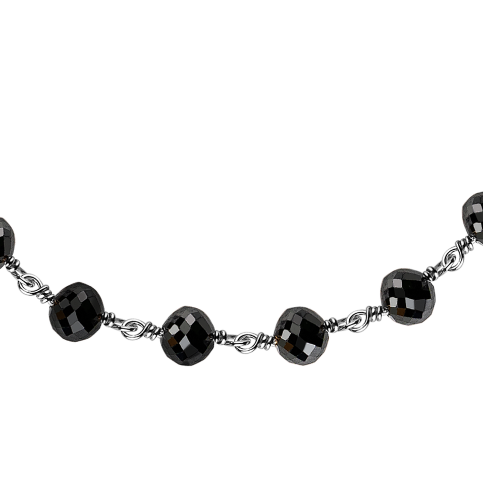 Bracelet with black diamonds Dark Melody