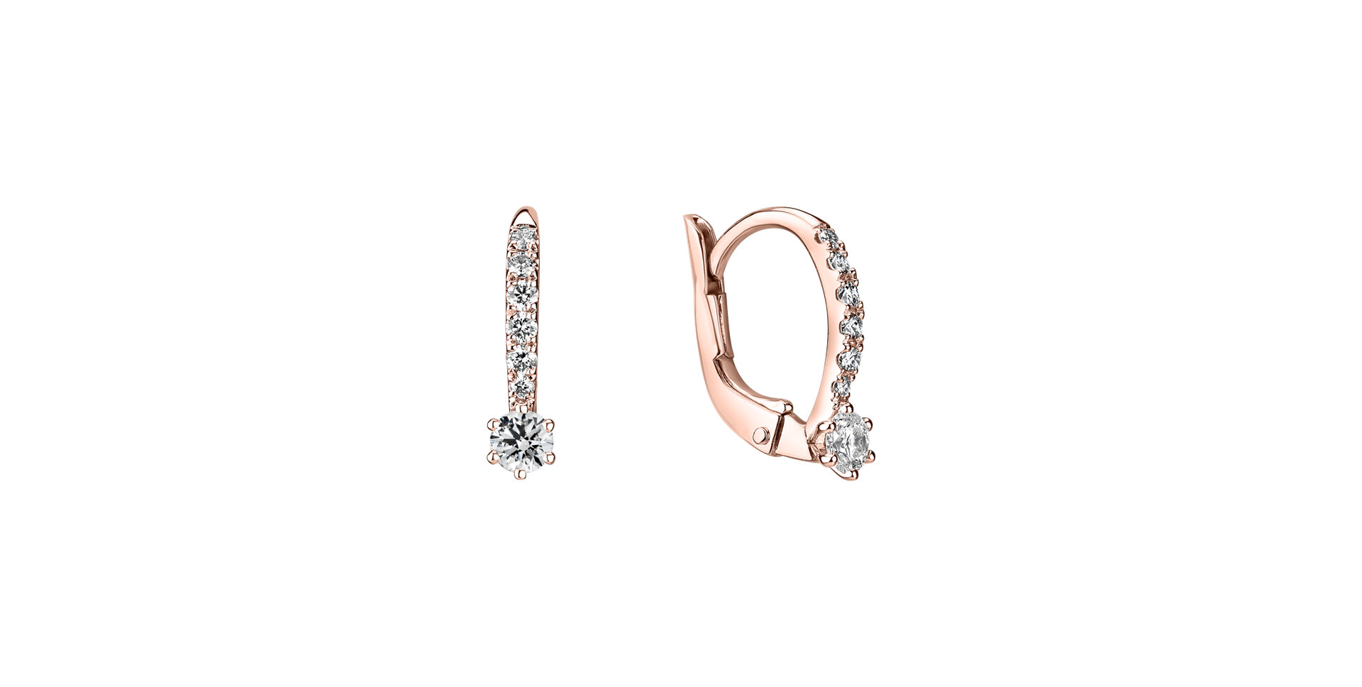 Diamond earrings Essential Glow