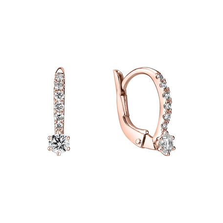Diamond earrings Sparkless