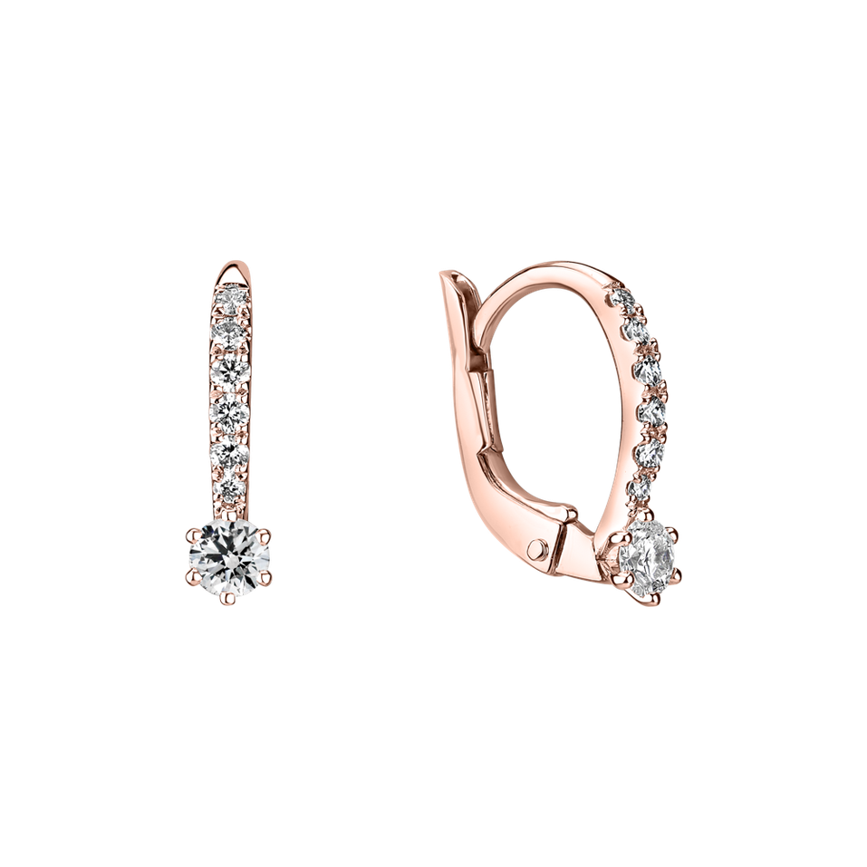 Diamond earrings Sparkless