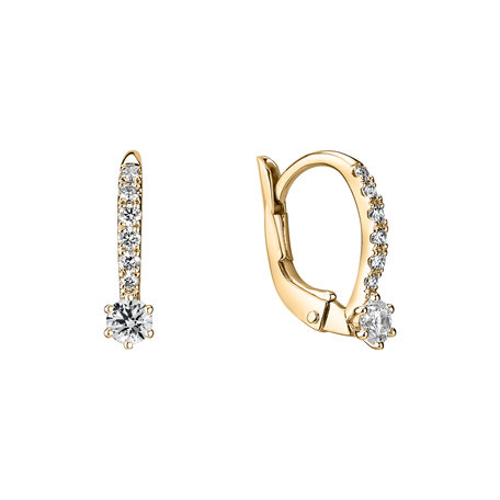 Diamond earrings Sparkless