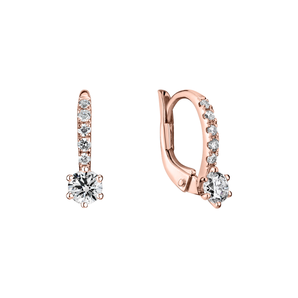 Diamond earrings Sparkless