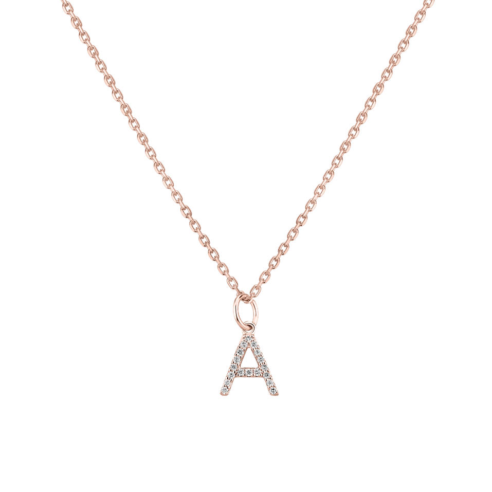 Diamond pendant Line Glitter A