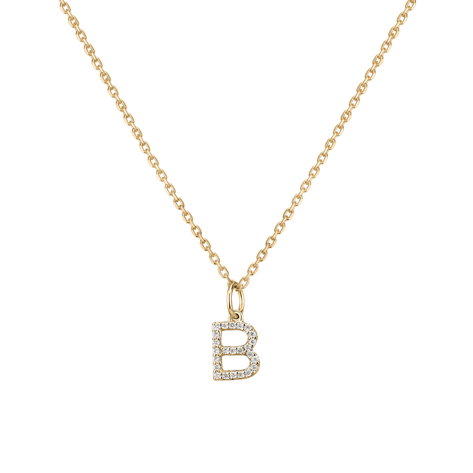 Diamond pendant Line Glitter  B