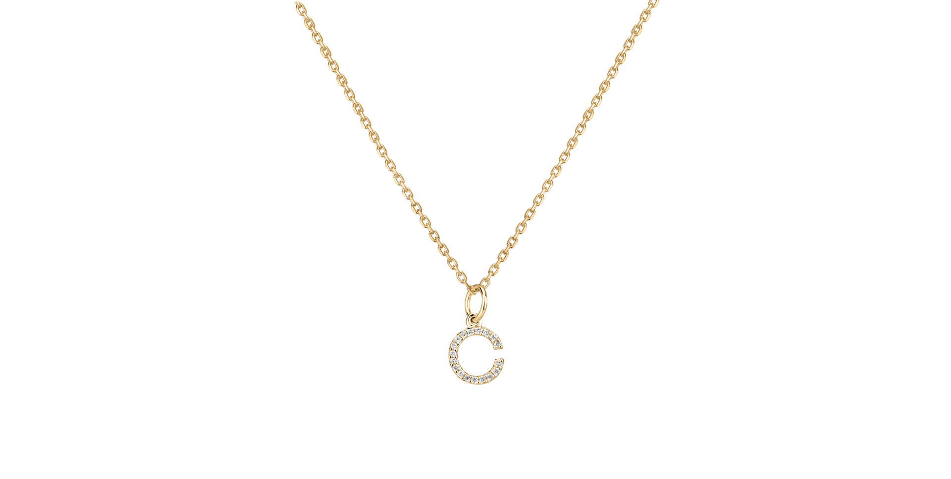 Diamond pendant Line Glitter  C