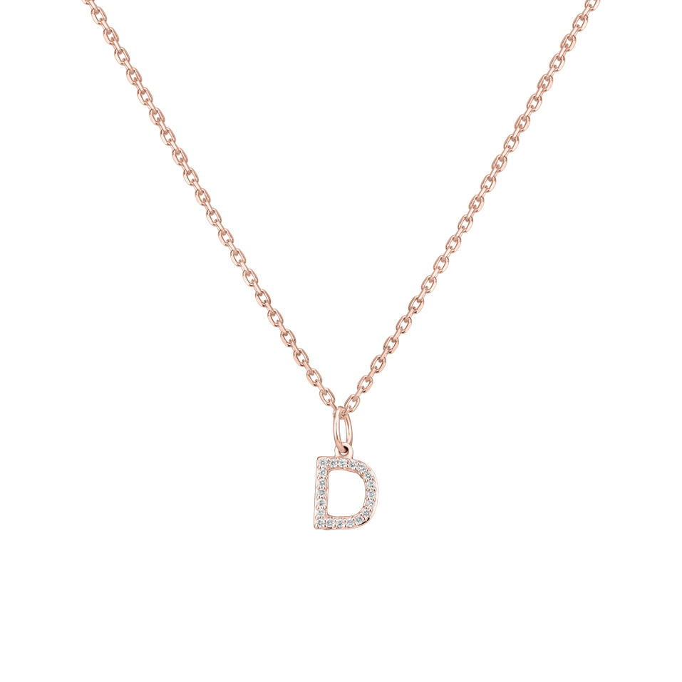 Diamond pendant Line Glitter  D