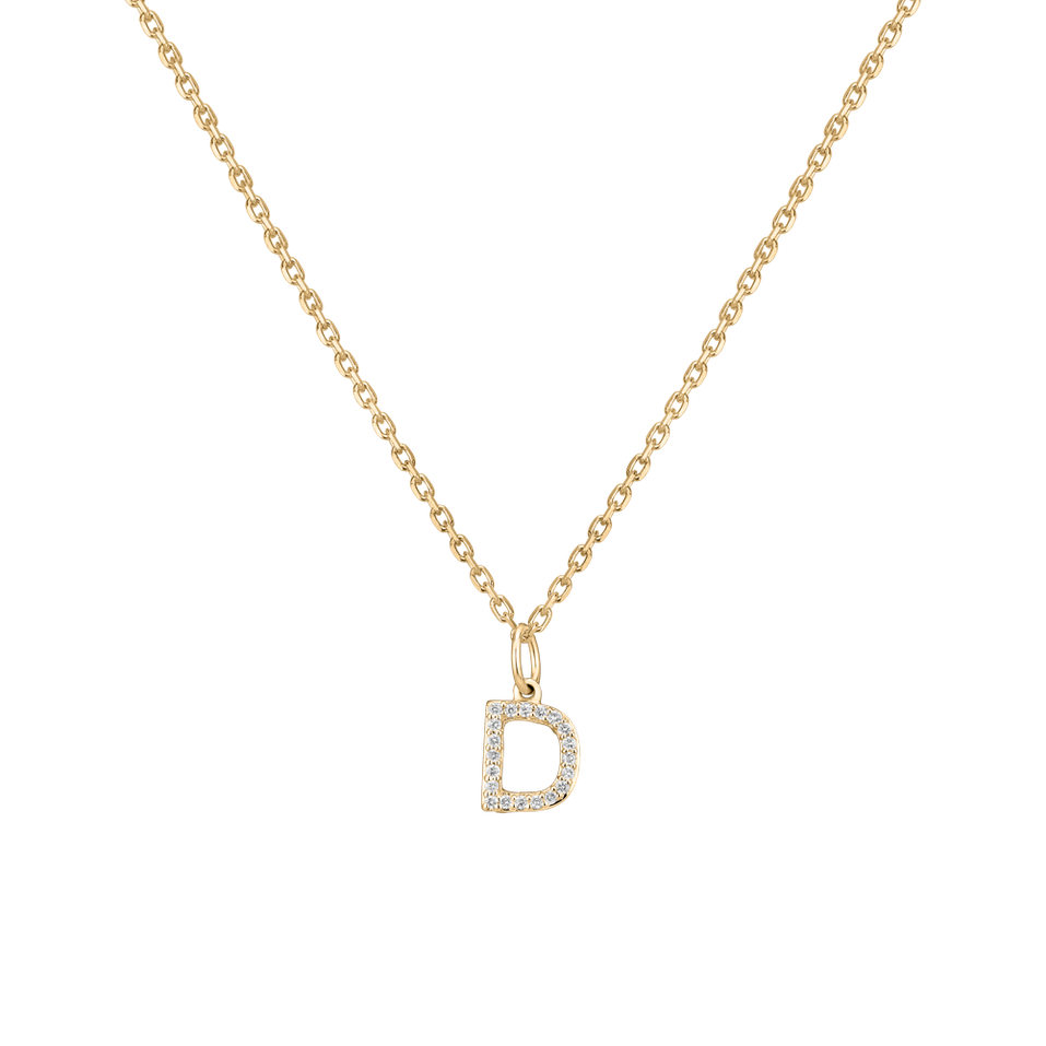 Diamond pendant Line Glitter  D