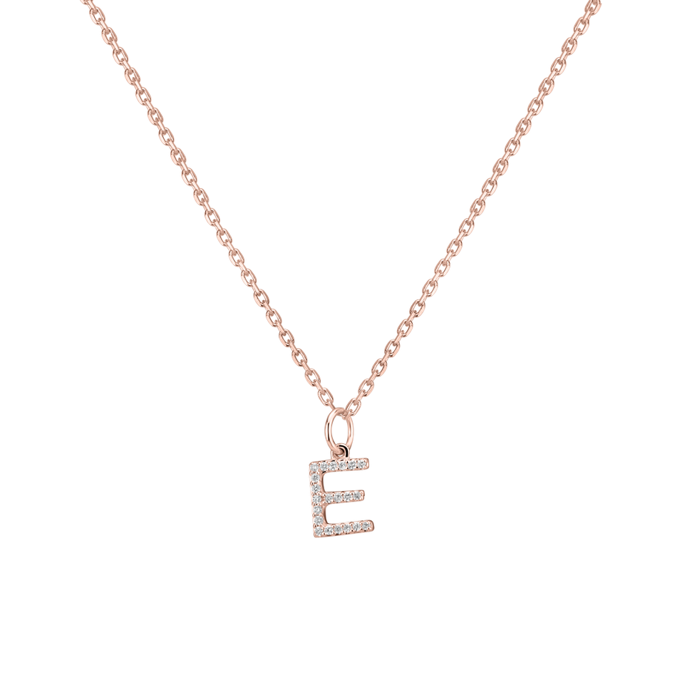 Diamond pendant Line Glitter  E