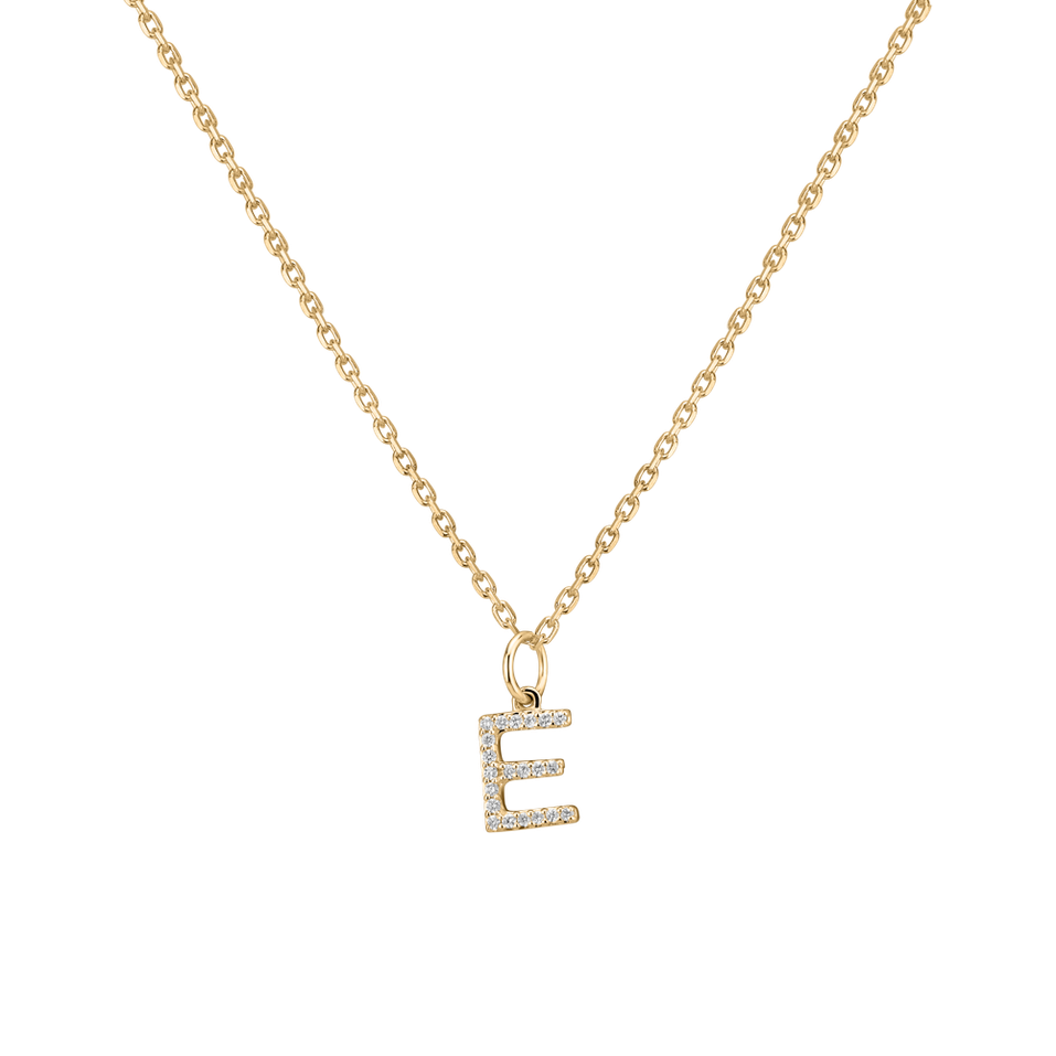 Diamond pendant Line Glitter  E