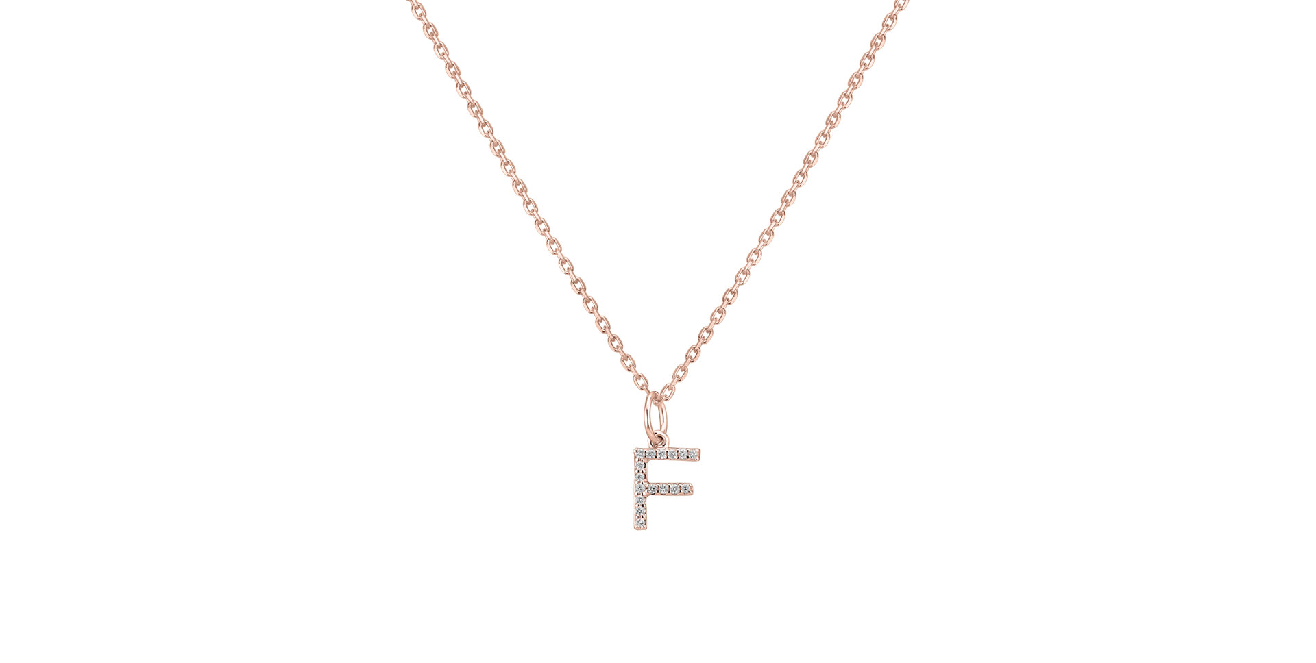 Diamond pendant Line Glitter  F