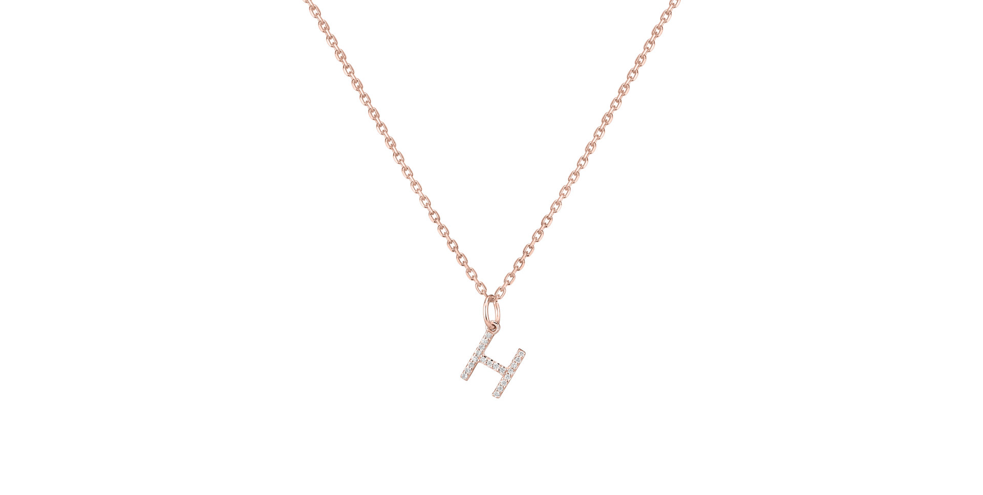 Diamond pendant Line Glitter  H