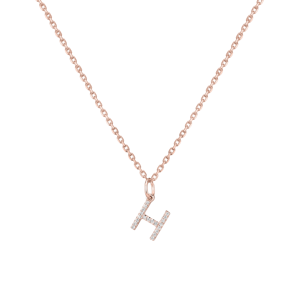 Diamond pendant Line Glitter  H