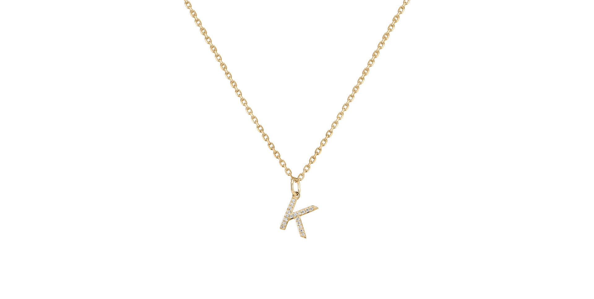 Diamond pendant Line Glitter  K