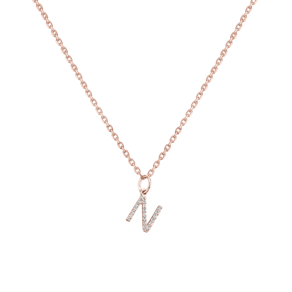 Diamond pendant Line Glitter  N