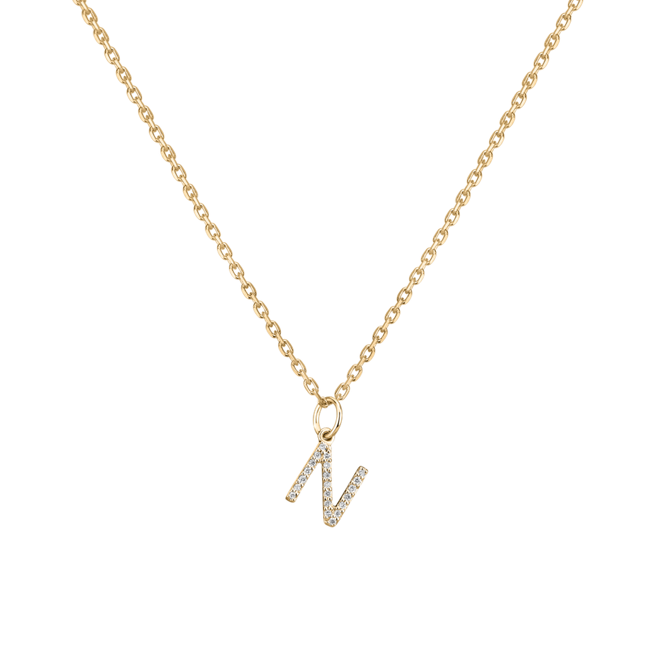 Diamond pendant Line Glitter  N