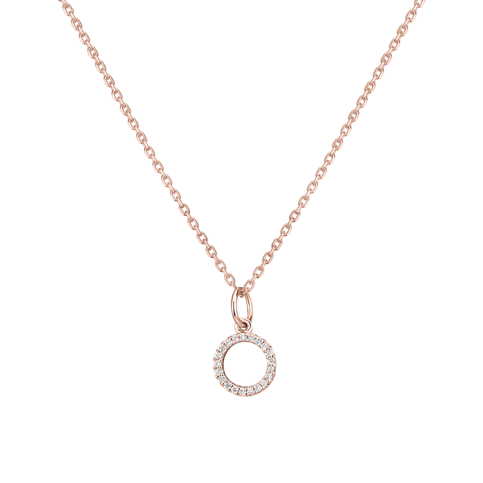 Diamond pendant Line Glitter  O