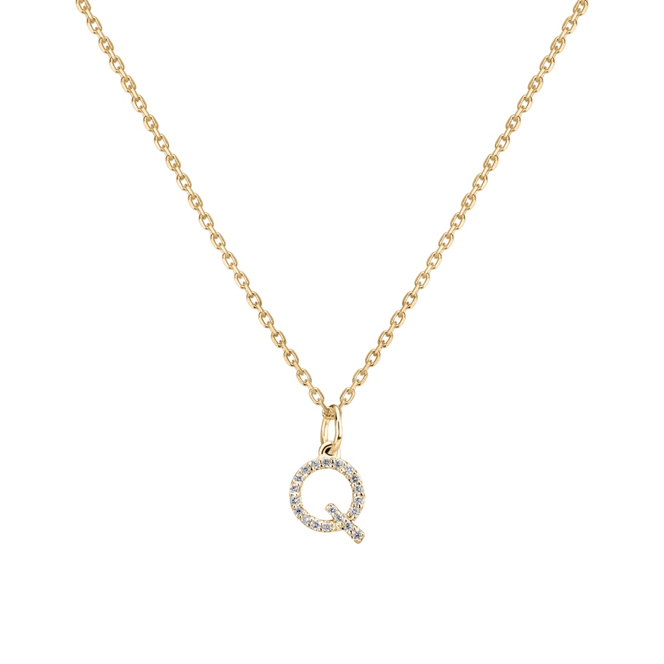 Diamond pendant Line Glitter  Q