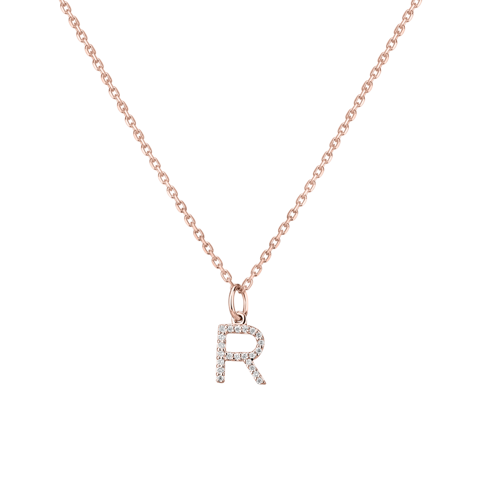 Diamond pendant Line Glitter  R