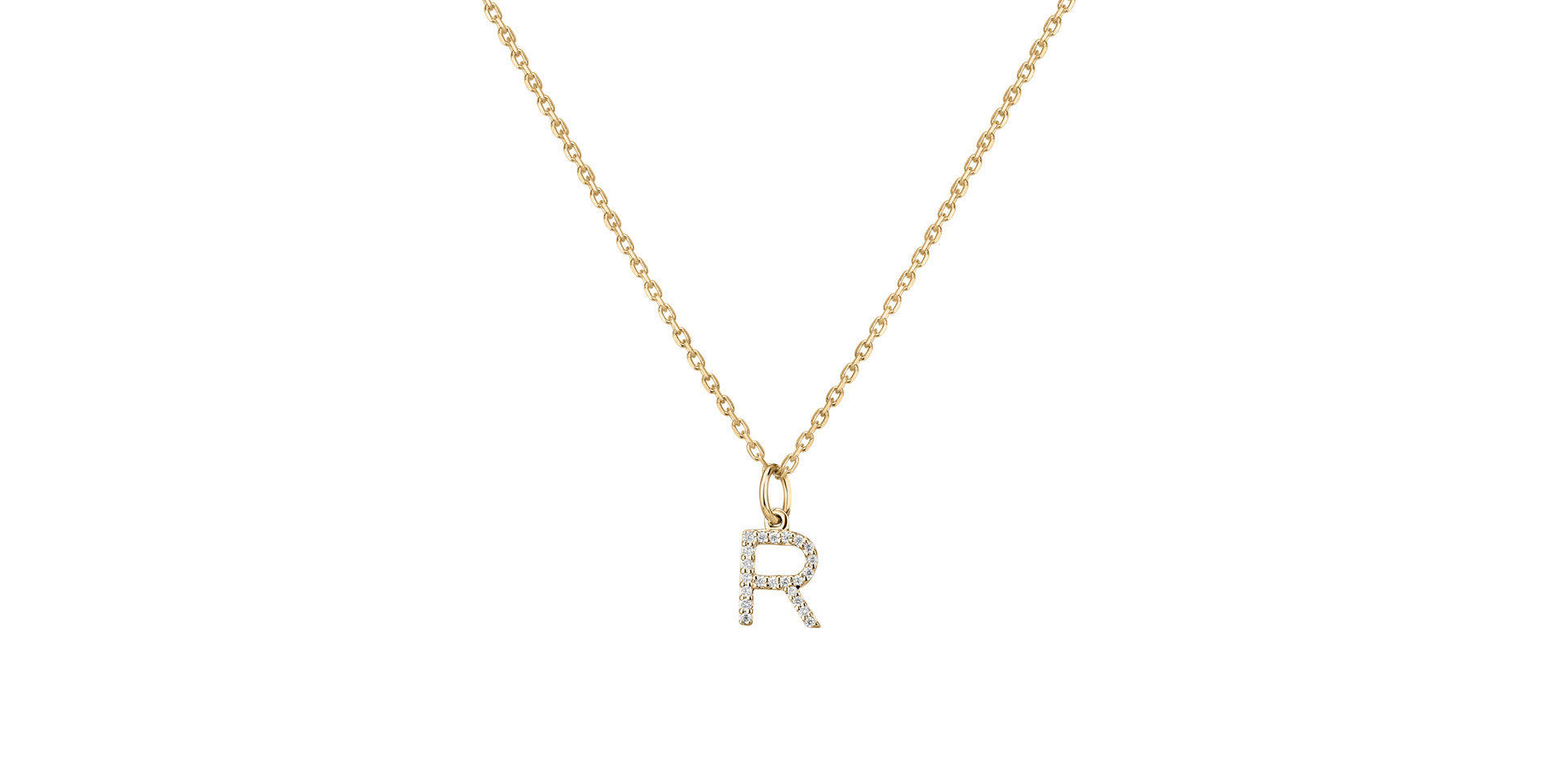 Diamond pendant Line Glitter  R