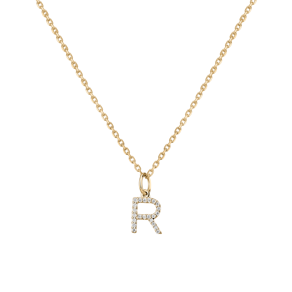 Diamond pendant Line Glitter  R