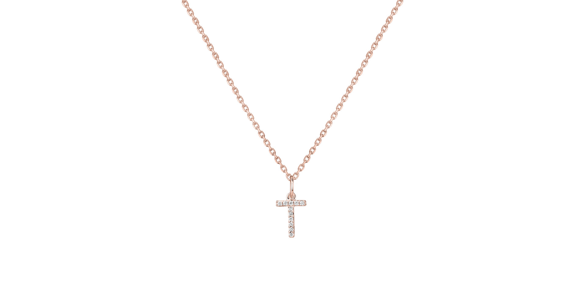 Diamond pendant Line Glitter  T