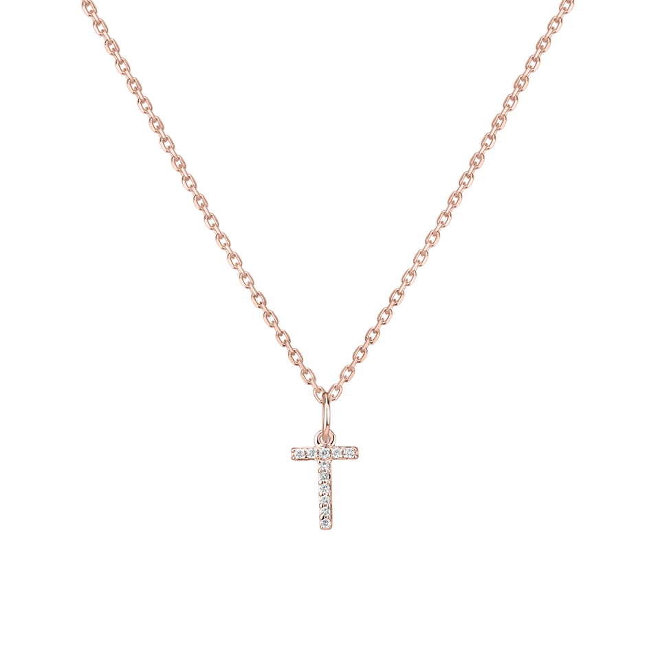 Diamond pendant Line Glitter  T