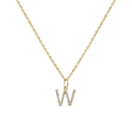Diamond pendant Line Glitter  W