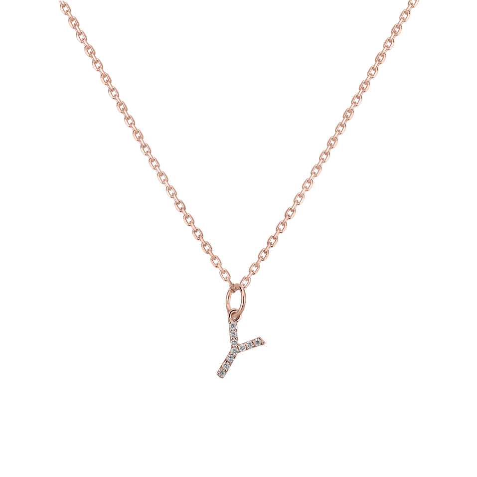 Diamond pendant Line Glitter  Y