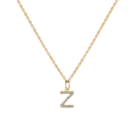 Diamond pendant Line Glitter  Z