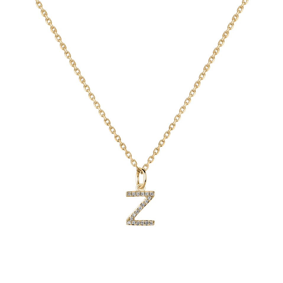 Diamond pendant Line Glitter  Z