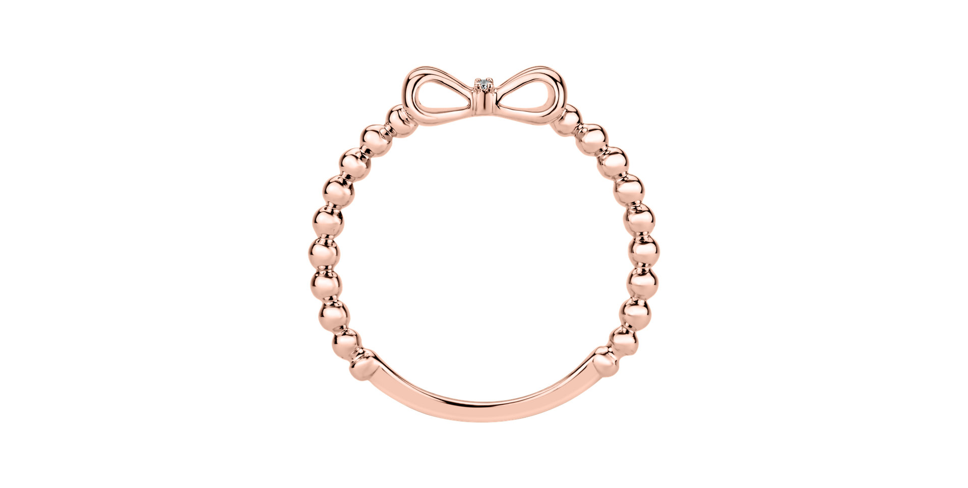 Diamond ring Bow Knot