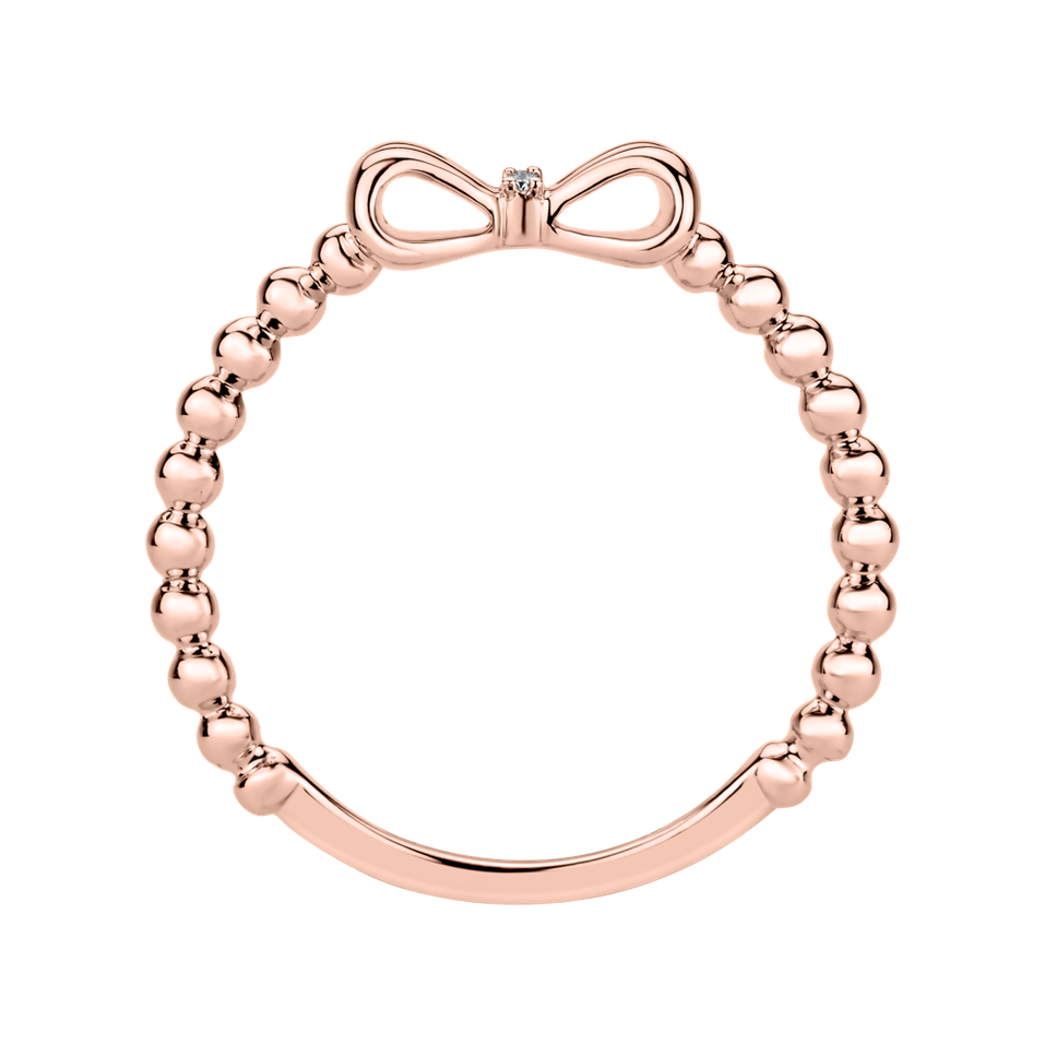 Diamond ring Bow Knot