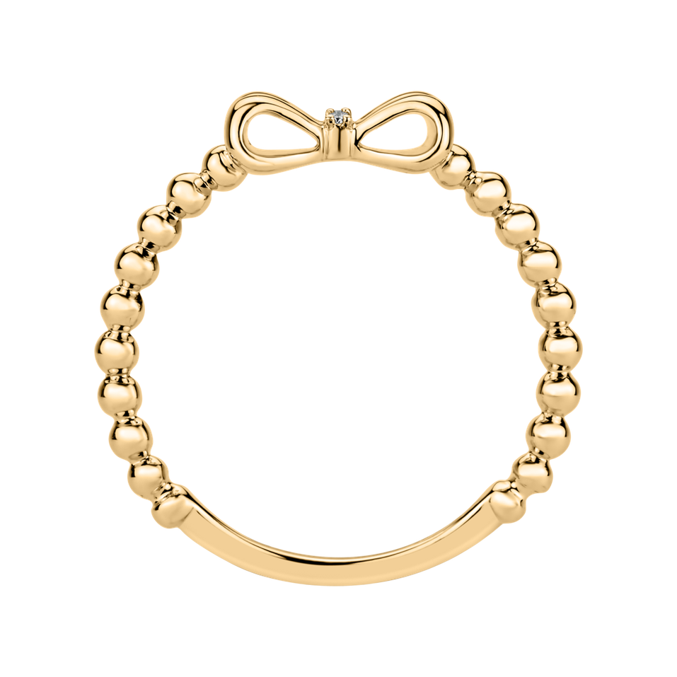 Diamond ring Bow Knot