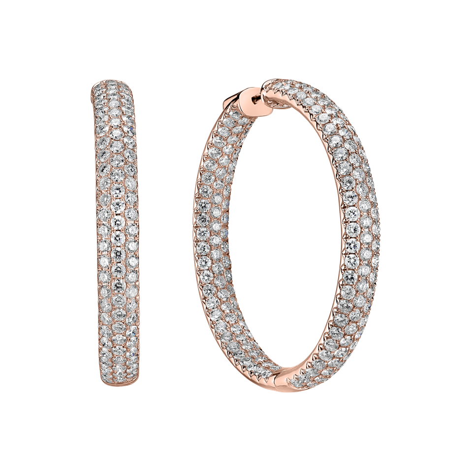 Diamond earrings Eclipse