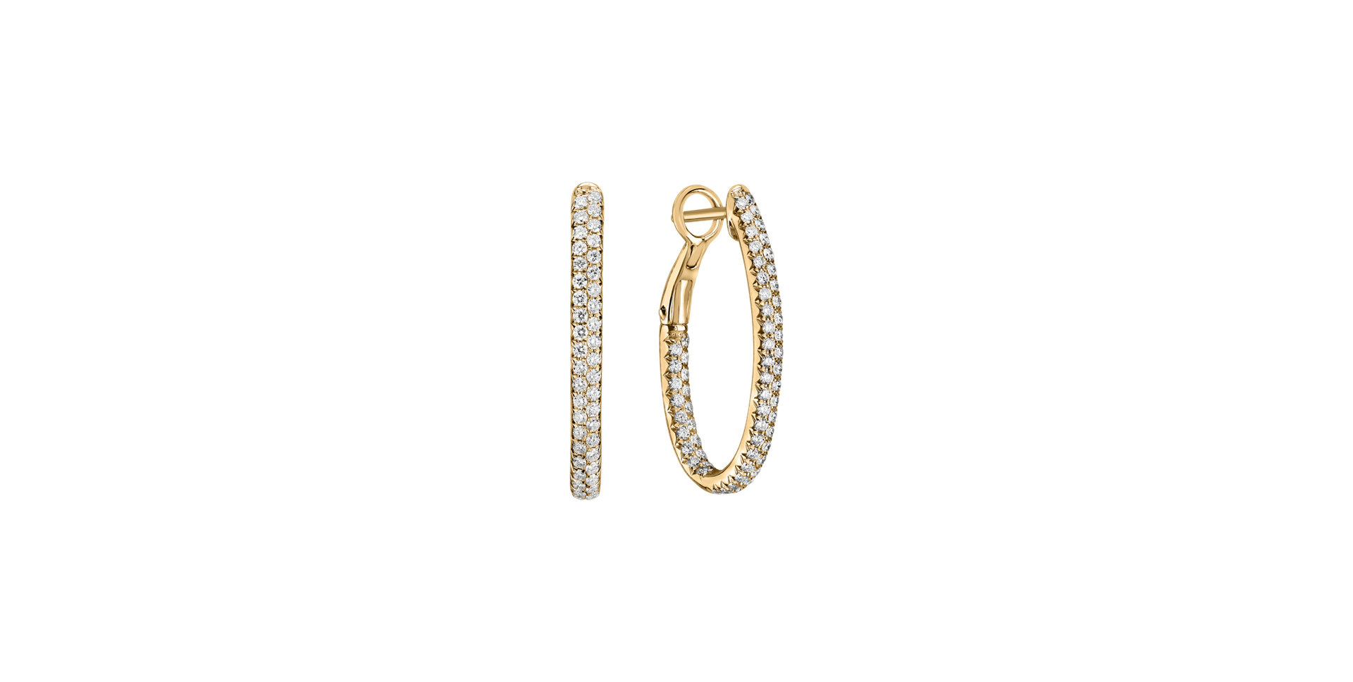 Diamond earrings Inferno Courier