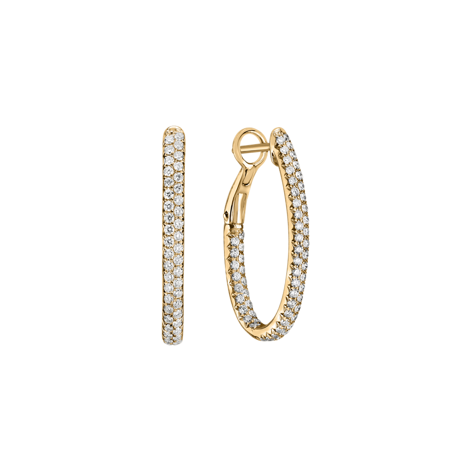 Diamond earrings Inferno Courier