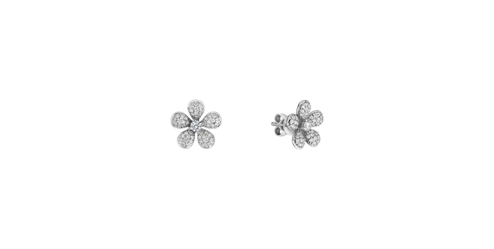 Diamond earrings Flower Dream