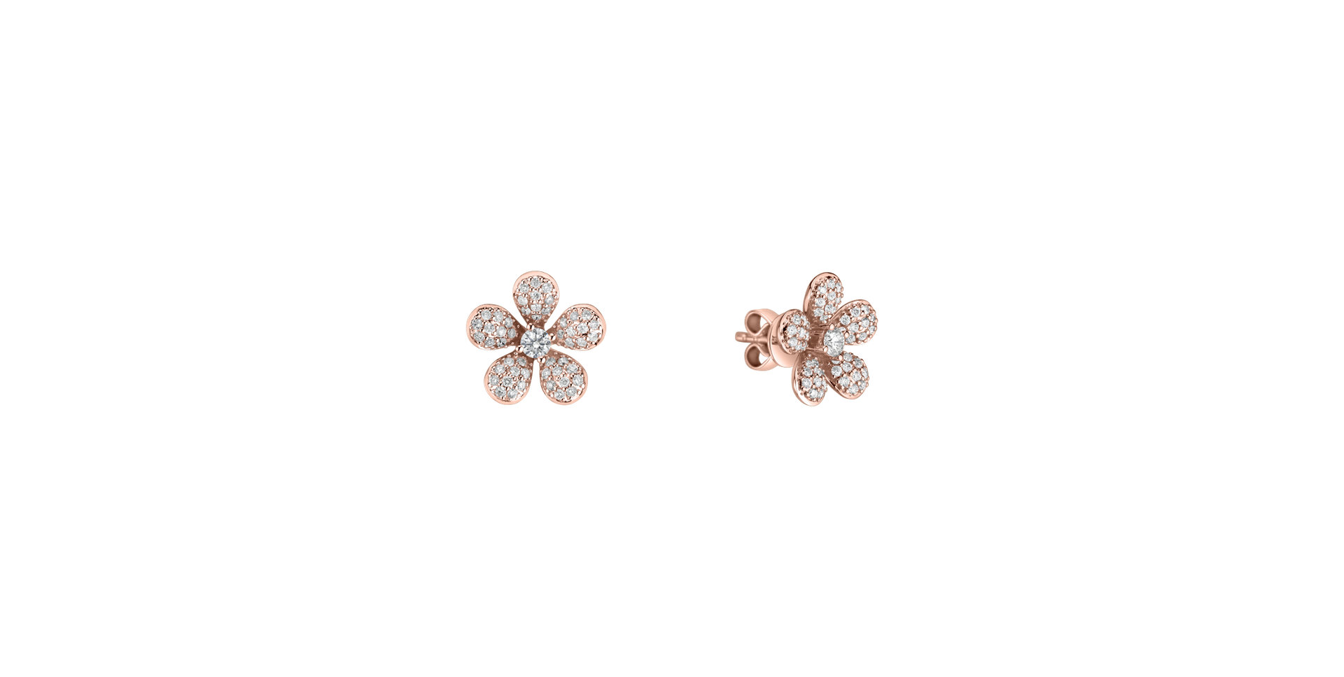 Diamond earrings Flower Dream