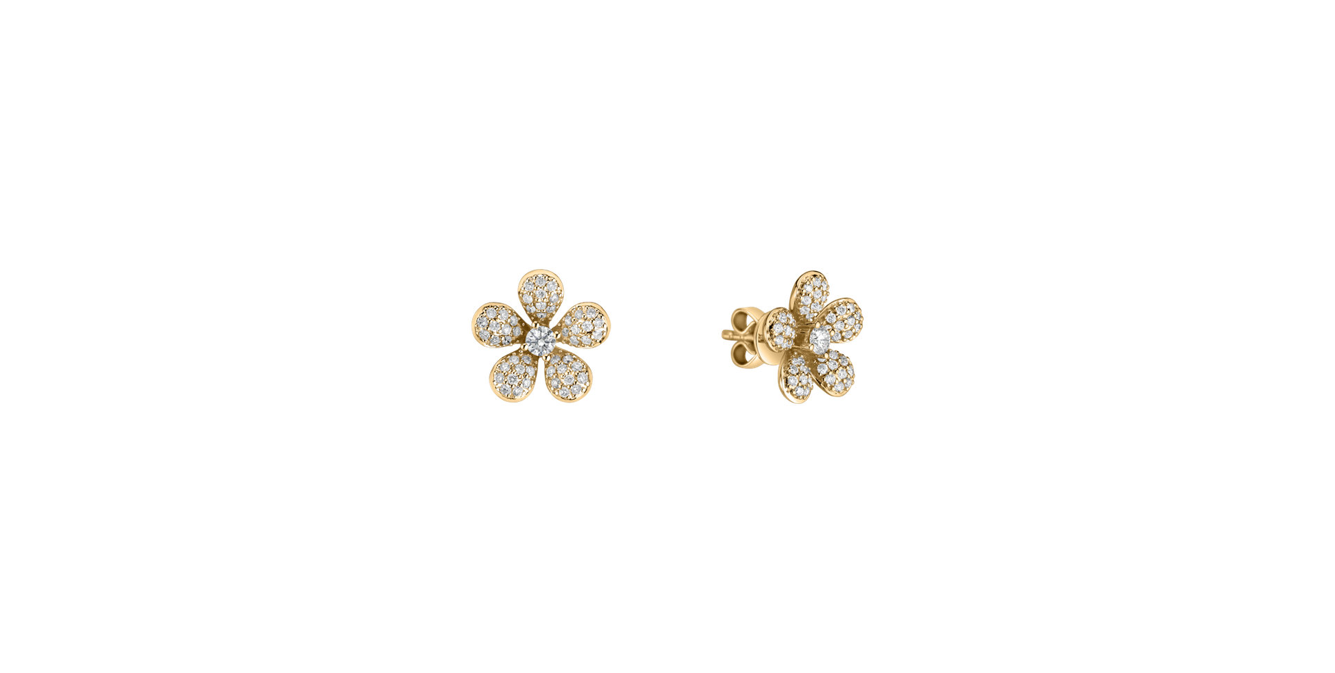 Diamond earrings Flower Dream