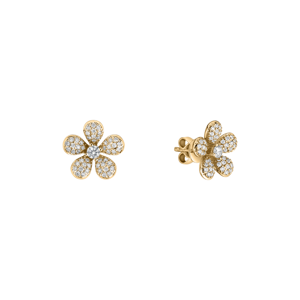 Diamond earrings Flower Dream