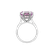 Diamond ring with Kunzite Fairytale Seraph3