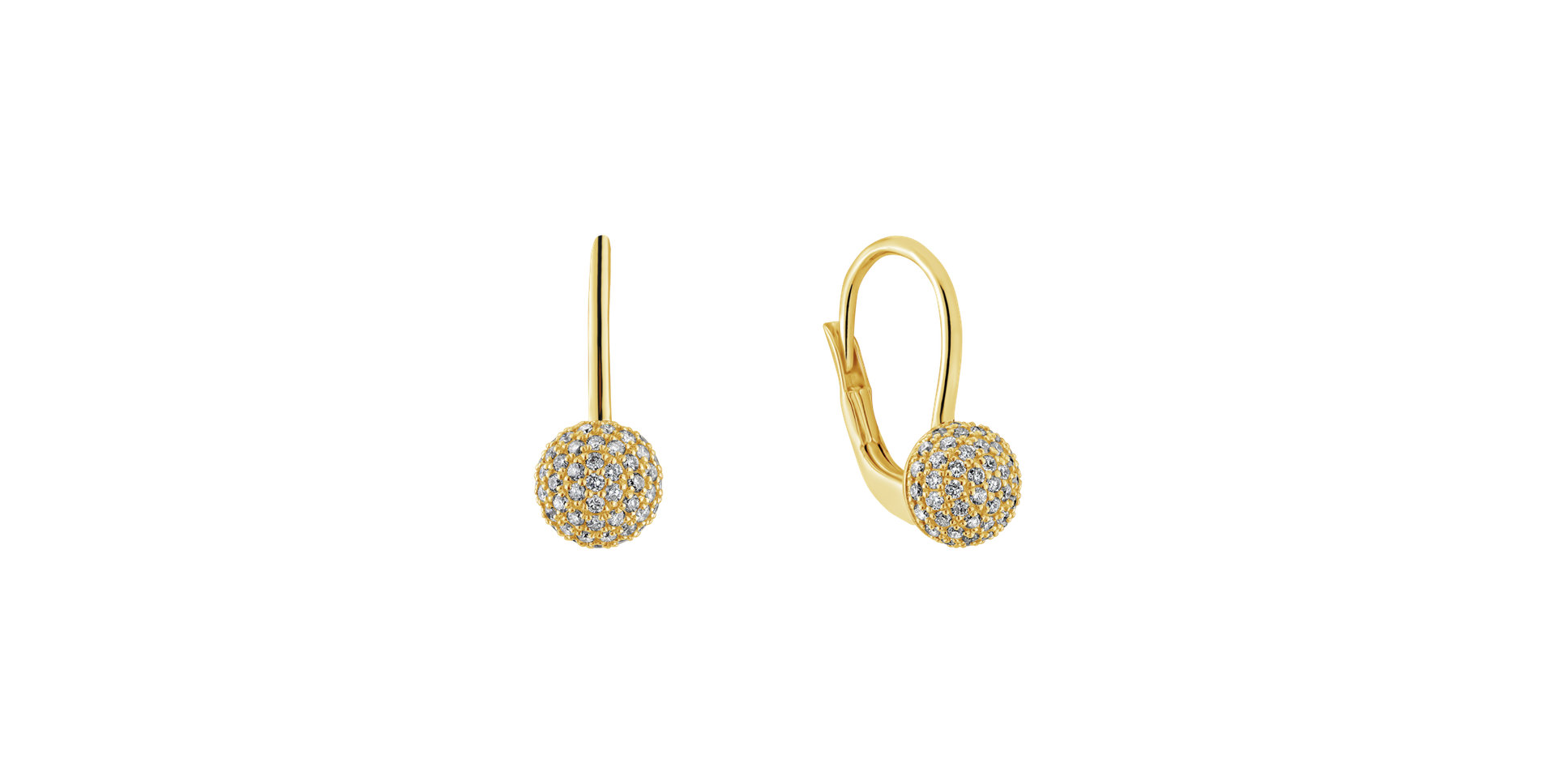 Diamond earrings Glamorous Charm