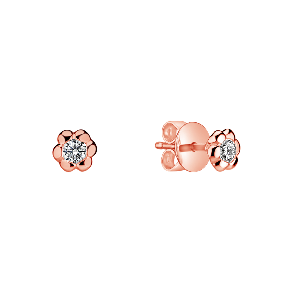 Diamond earrings Blooming Love