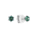 Earrings with Emerald Vesper Romance3