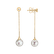 Diamond earrings with Pearl Pearl Fall3