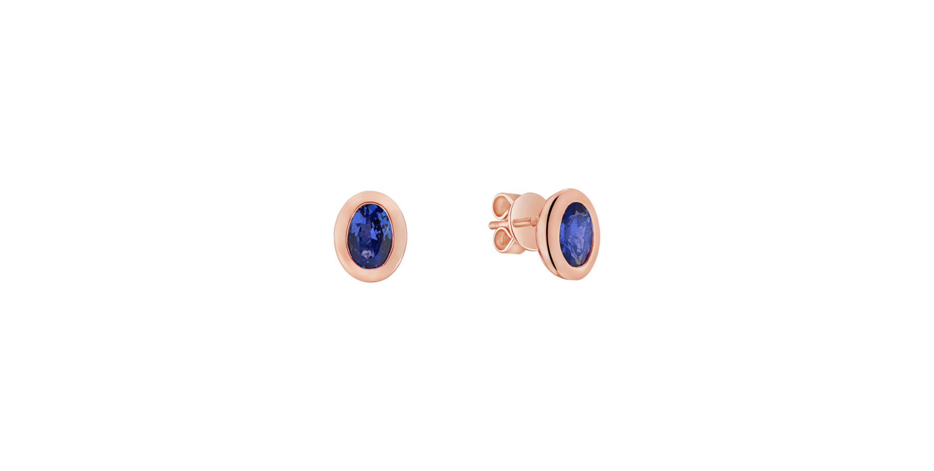 Earrings with Tanzanite Sweet Candy