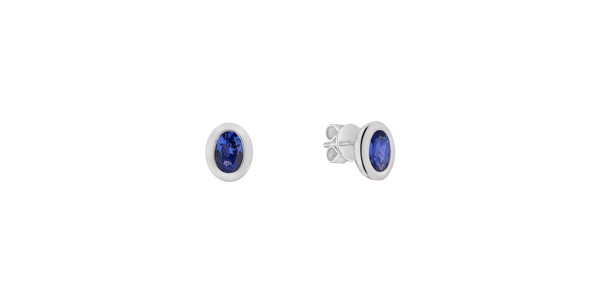 Earrings with Tanzanite Sweet Candy