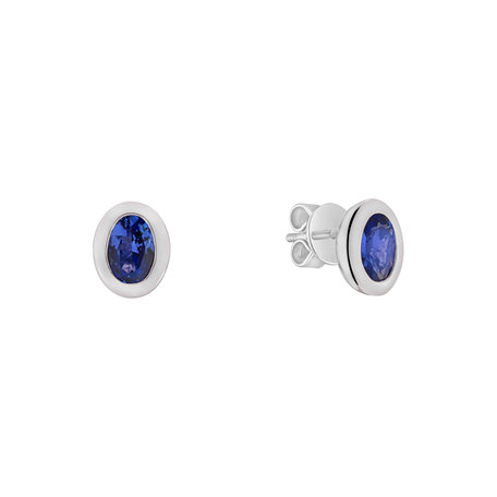 Earrings with Tanzanite Sweet Candy